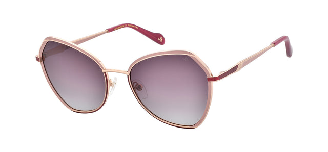 Gafas de sol con forma de mariposa Julia Backer de Color rosa