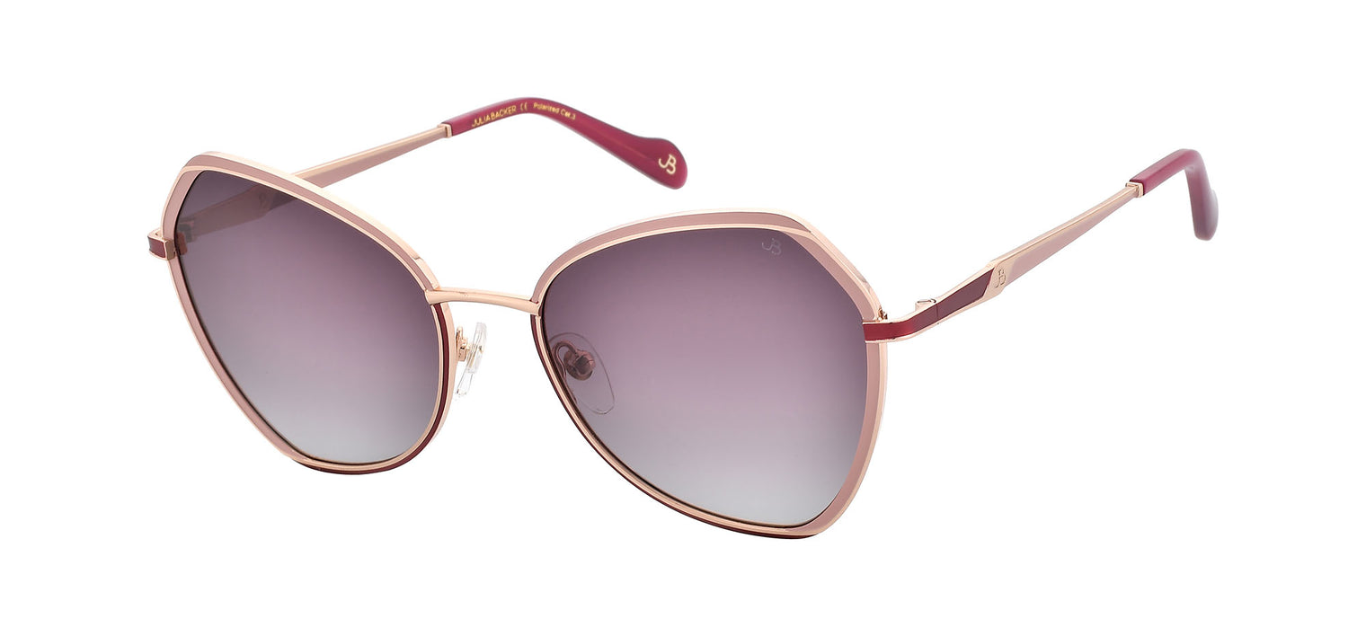 Gafas de sol con forma de mariposa Julia Backer de Color rosa