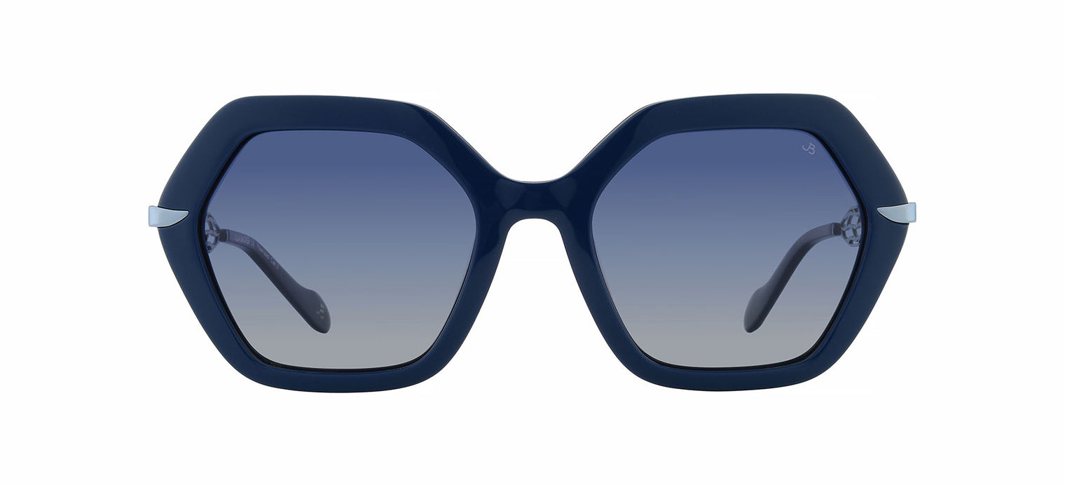 Gafas de sol con forma geométrica Julia Backer de Color azul