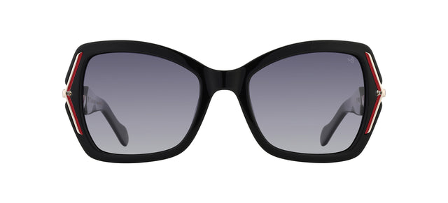 Gafas de sol con forma de mariposa Julia Backer de Color negra