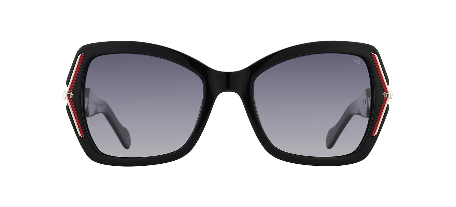 Gafas de sol con forma de mariposa Julia Backer de Color negra