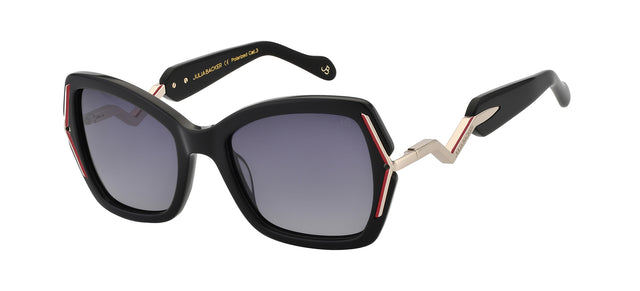 Gafas de sol con forma de mariposa Julia Backer de Color negra