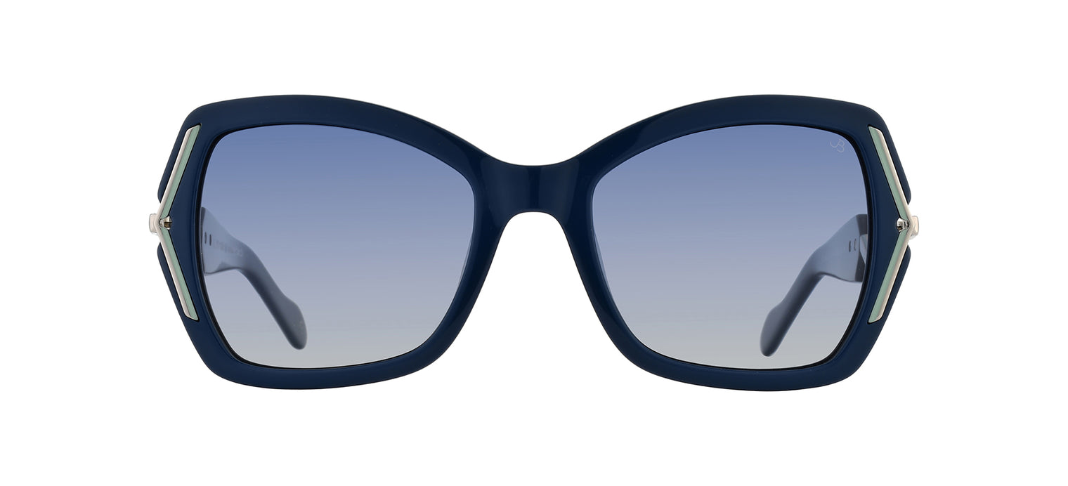 Gafas de sol con forma de mariposa Julia Backer de Color azul