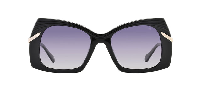 Gafas de sol estilo mariposa Julia Backer de Color negra