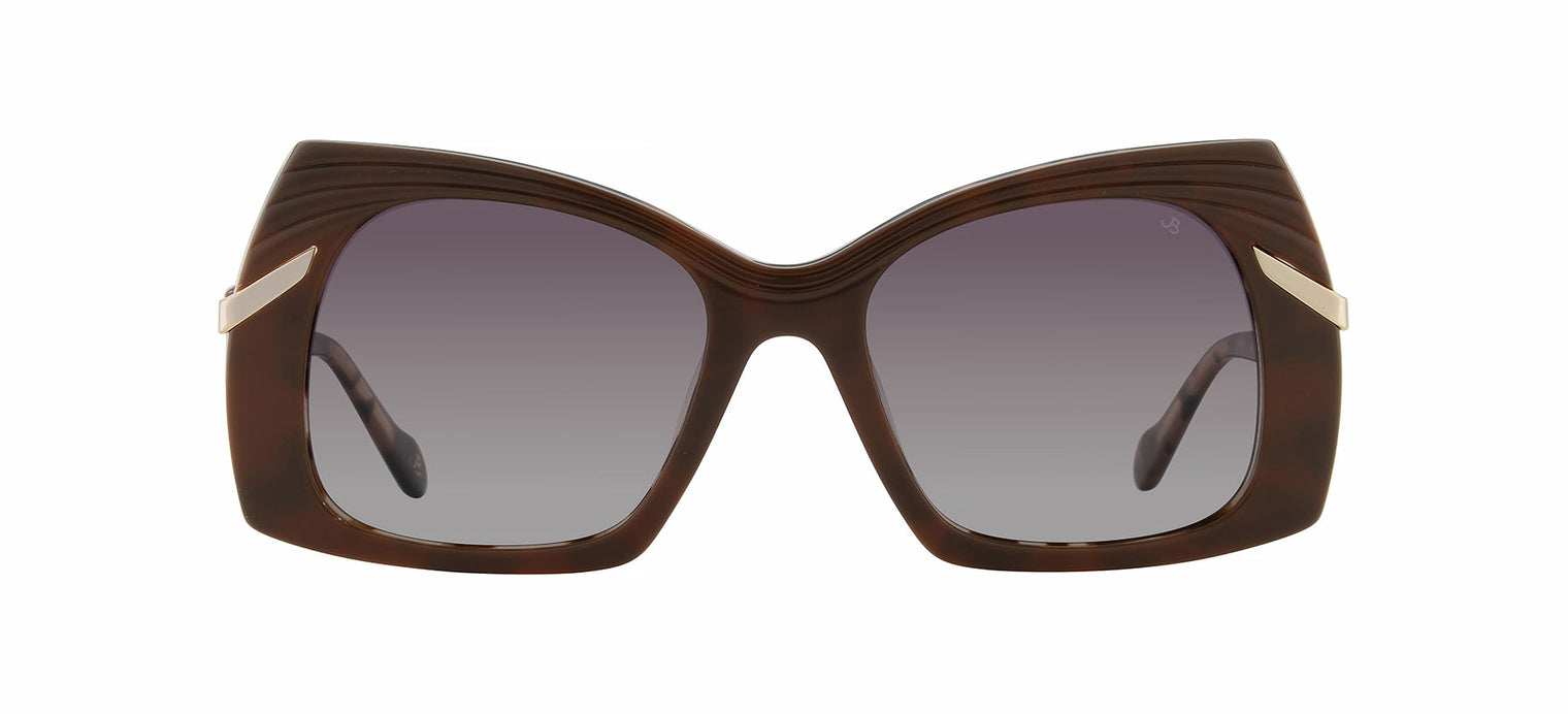 Gafas de sol estilo mariposa Julia Backer de Color marrón