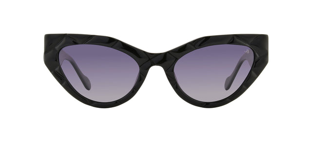 Gafas de sol estilo cat eye Julia Backer de Color negra