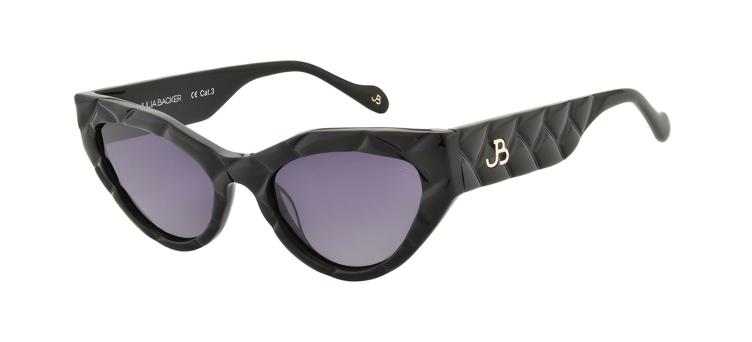 Gafas de sol estilo cat eye Julia Backer de Color negra