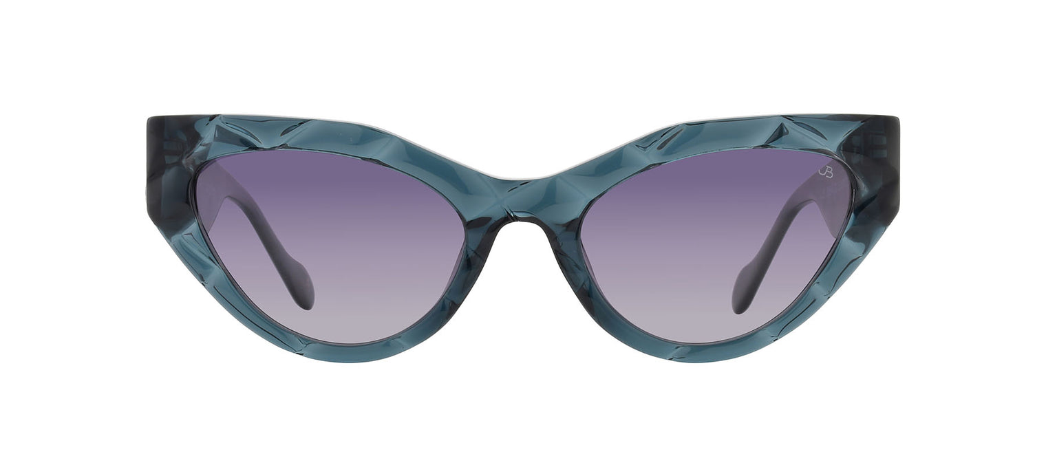 Gafas de sol estilo cat eye Julia Backer de Color azul-texturizado