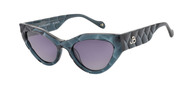 Gafas de sol estilo cat eye Julia Backer de Color azul-texturizado