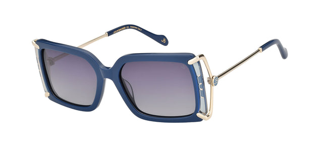 Gafas de sol cuadradas Julia Backer de Color azul