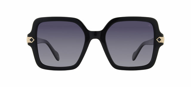 Gafas de sol cuadradas Julia Backer de Color negra