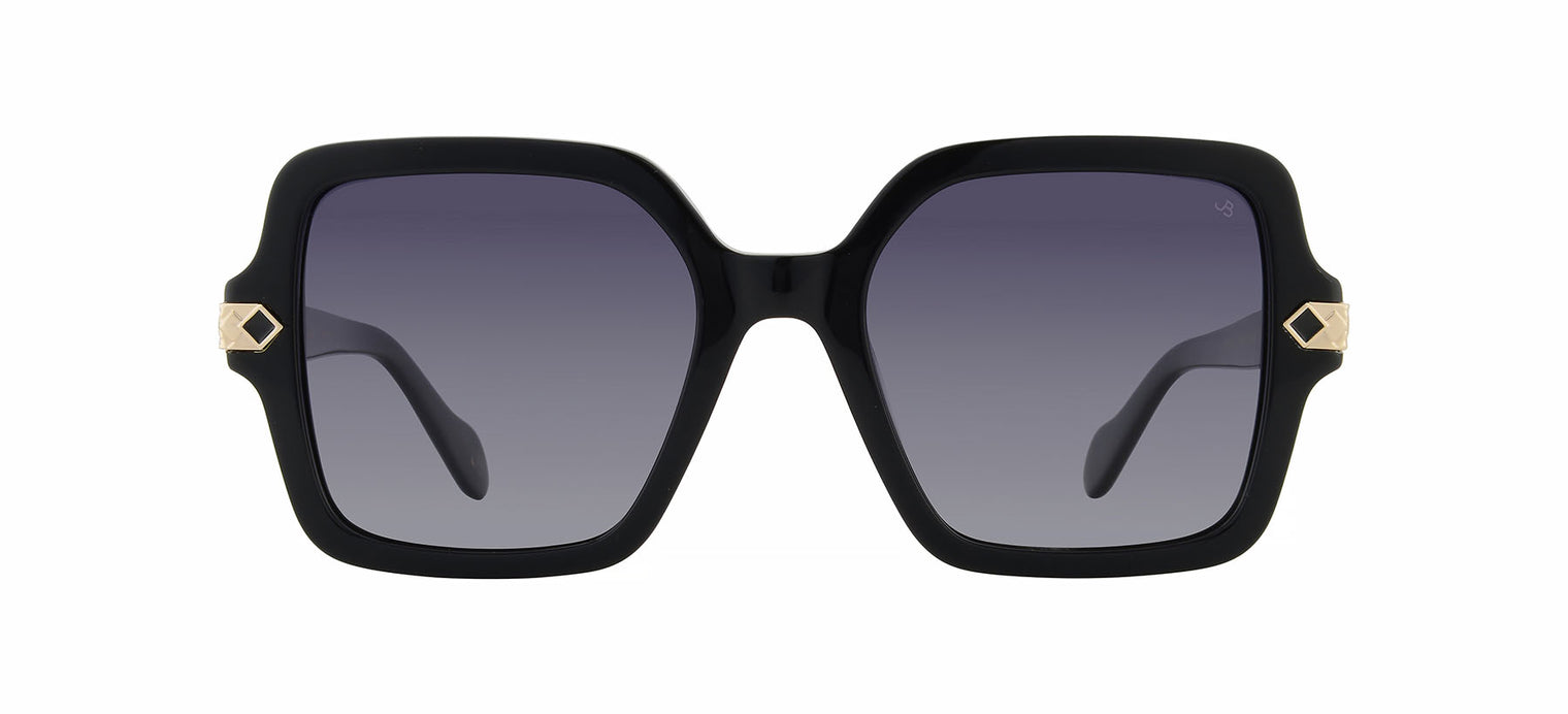 Gafas de sol cuadradas Julia Backer de Color negra