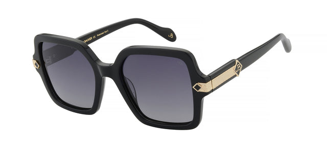 Gafas de sol cuadradas Julia Backer de Color negra