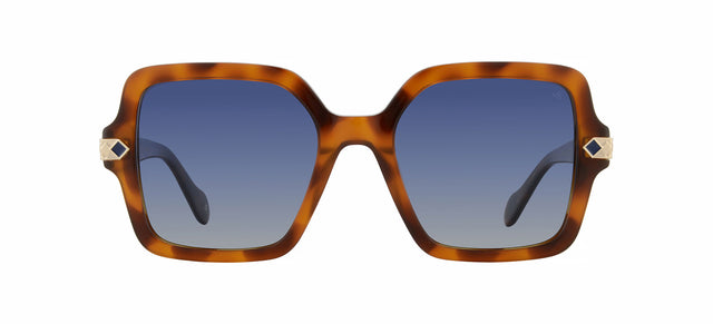 Gafas de sol cuadradas Julia Backer de Color habana