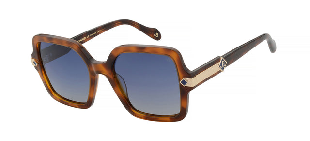 Gafas de sol cuadradas Julia Backer de Color habana