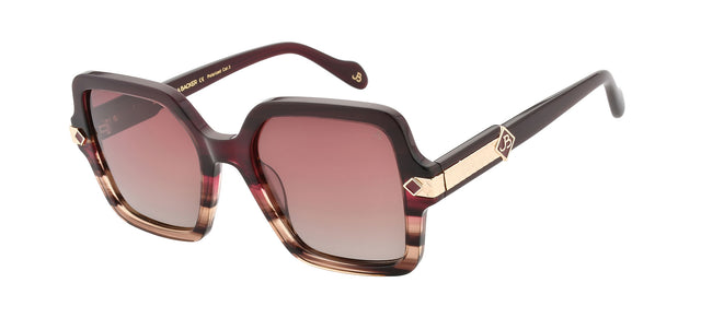 Gafas de sol cuadradas Julia Backer de Color marrón-jaspeada