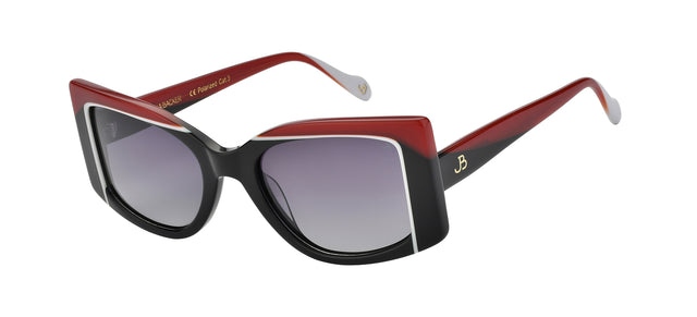Gafas de sol estilo cat eye Julia Backer de Color roja-negra