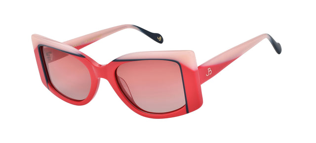 Gafas de sol estilo cat eye Julia Backer de Color rosa-roja