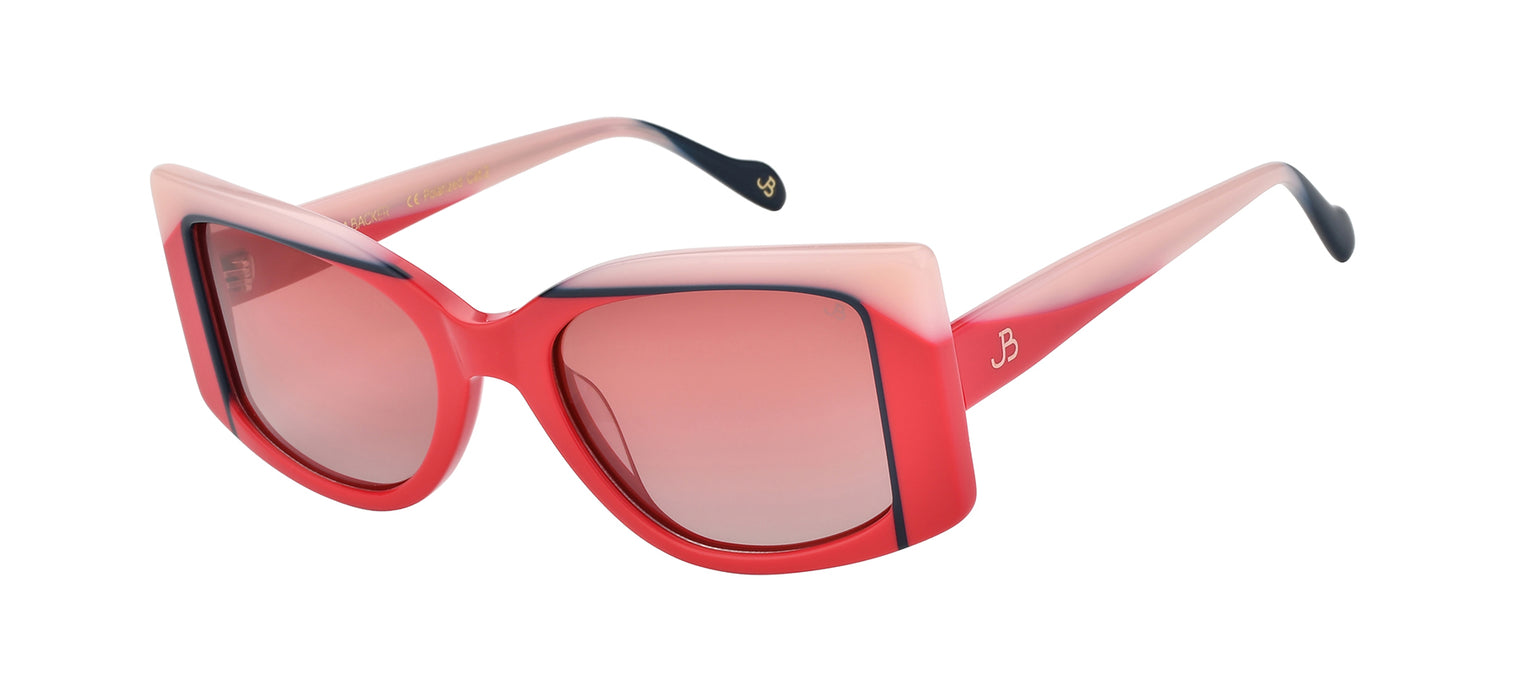 Gafas de sol estilo cat eye Julia Backer de Color rosa-roja