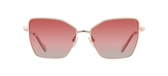 Gafas de sol con forma de mariposa Julia Backer de Color dorada