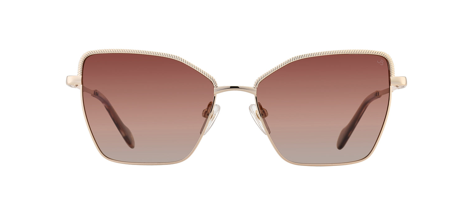 Gafas de sol con forma de mariposa Julia Backer de Color dorada