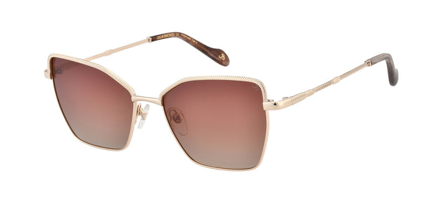 Gafas de sol con forma de mariposa Julia Backer de Color dorada