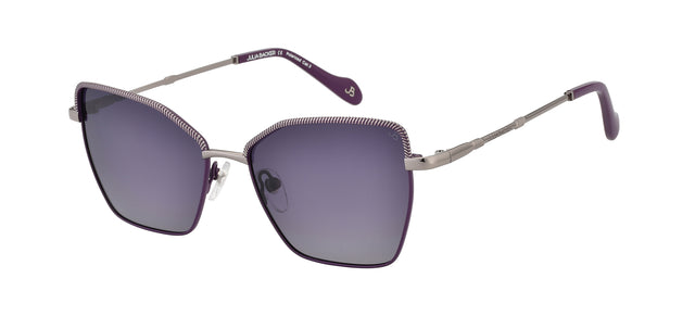 Gafas de sol con forma de mariposa Julia Backer de Color plateada