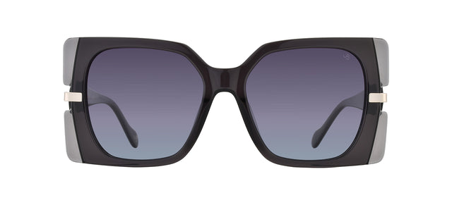 Gafas de sol cuadradas Julia Backer de Color negra