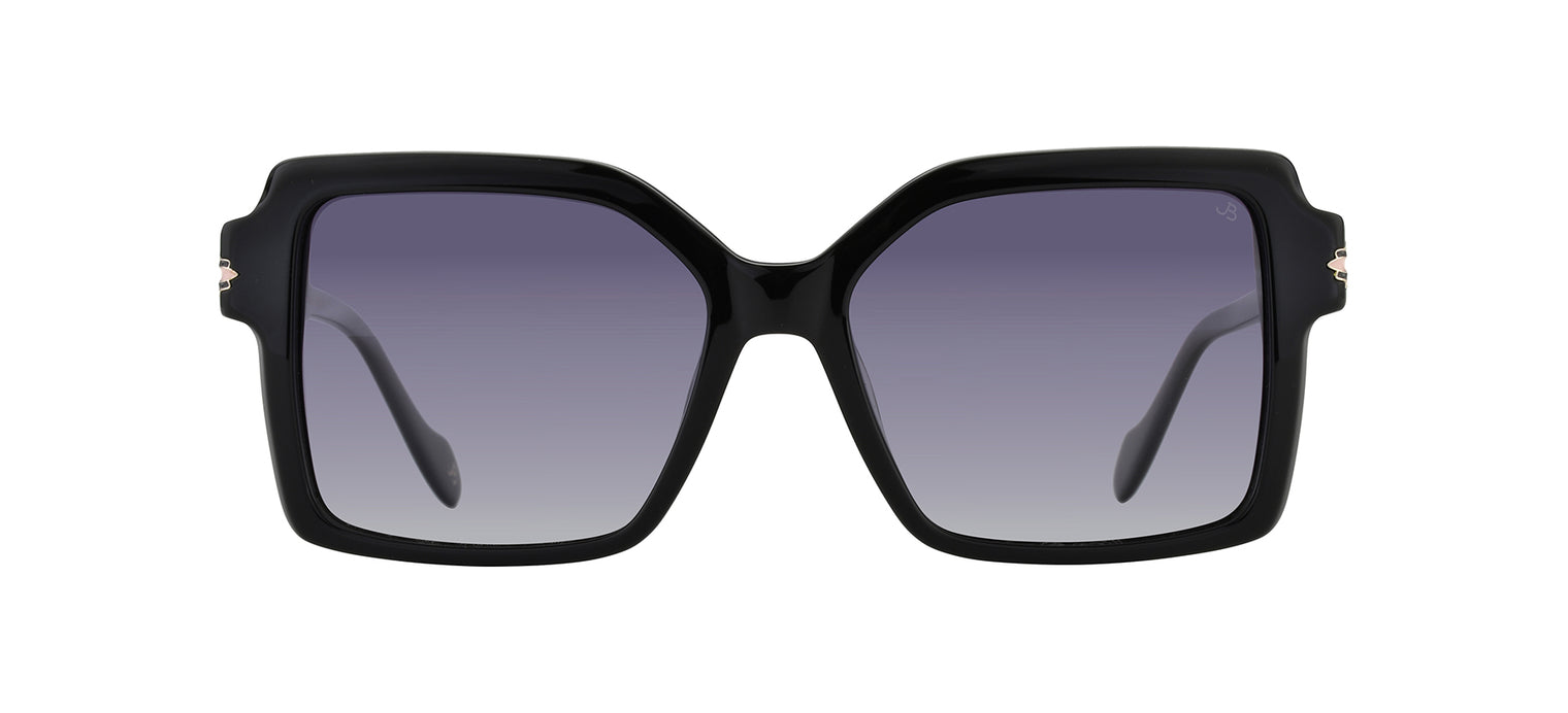 Gafas de sol cuadradas Julia Backer de Color negra