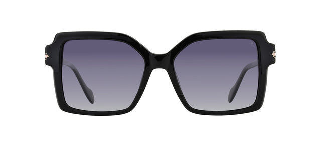 Gafas de sol cuadradas Julia Backer de Color negra