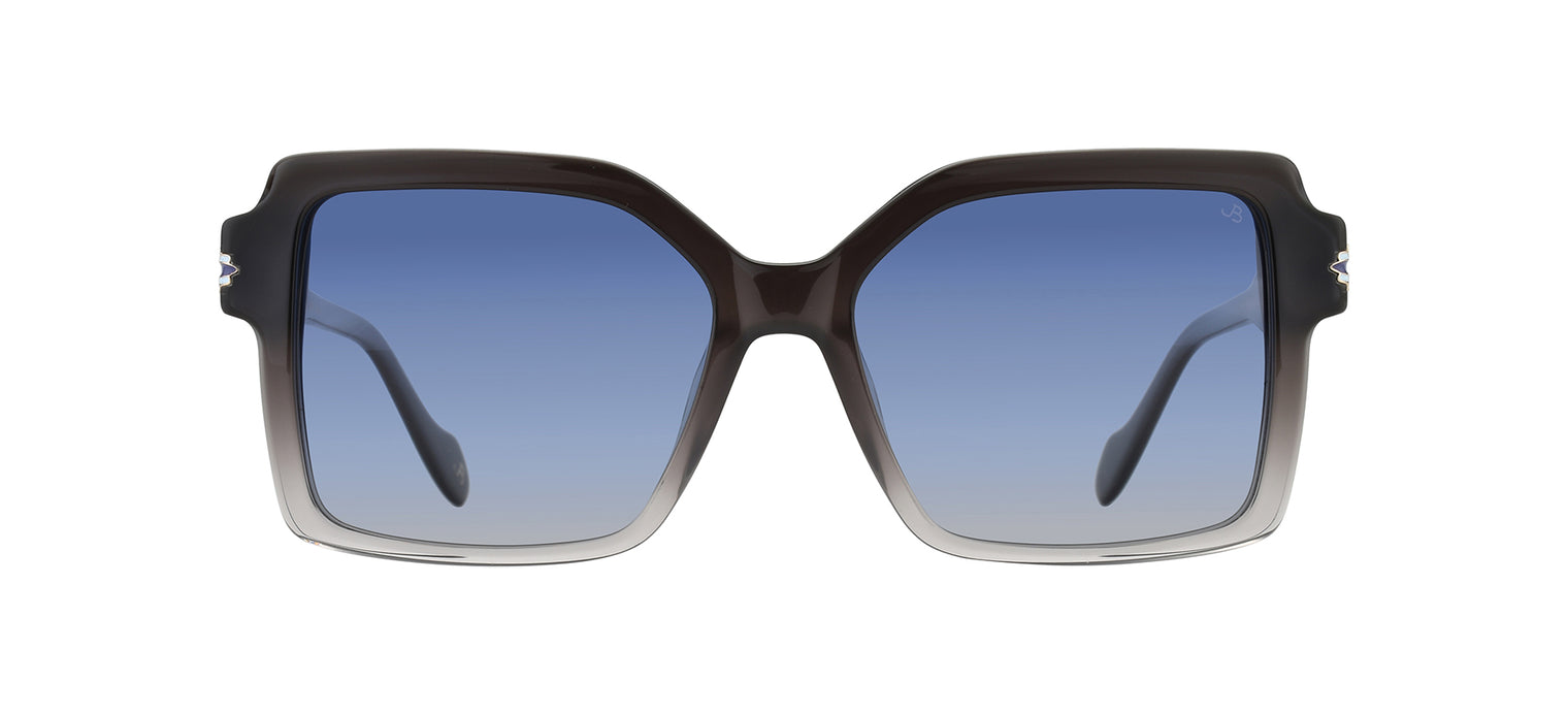 Gafas de sol cuadradas Julia Backer de Color negra-degradada