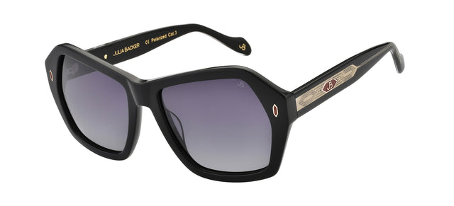 Gafas de sol con forma geométrica Julia Backer de Color negra