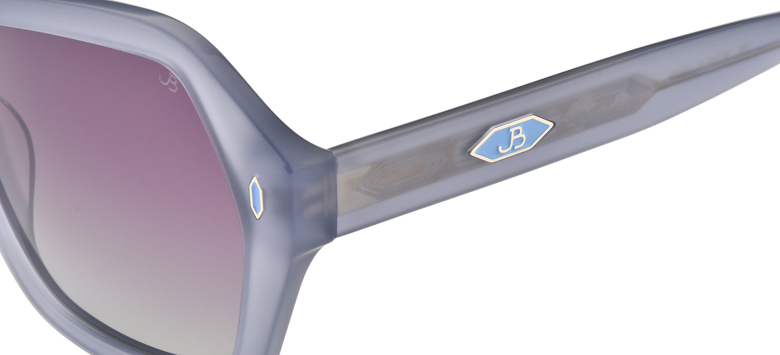 Gafas de sol con forma geométrica Julia Backer de Color gris