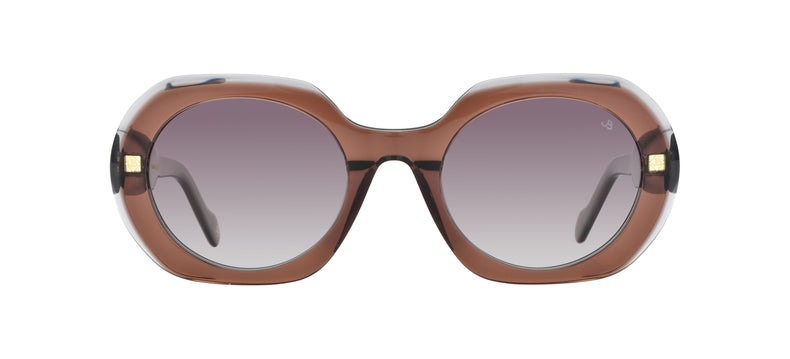 gafas de sol marron - Gafas de sol redondas Julia Backer de Co