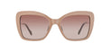 Gafas de sol con forma de mariposa Julia Backer de Color nude