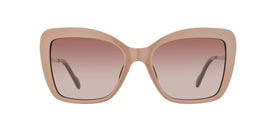 Gafas de sol con forma de mariposa Julia Backer de Color nude