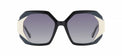 Gafas de sol con forma geométrica Julia Backer de Color negra