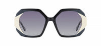 Gafas de sol con forma geométrica Julia Backer de Color negra