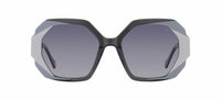 Gafas de sol con forma geométrica Julia Backer de Color gris-degradado