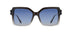 Gafas de sol cuadradas Julia Backer de Color negra-degradada