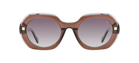 gafas de sol marron - Gafas de sol redondas Julia Backer de Co